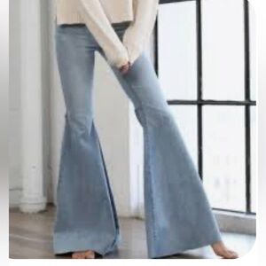By Together Sky Blue kick flare Jeans size 24